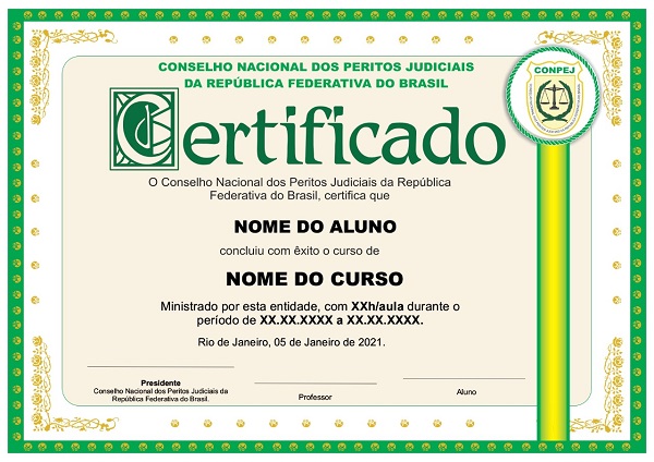 Certificado CONPEJ